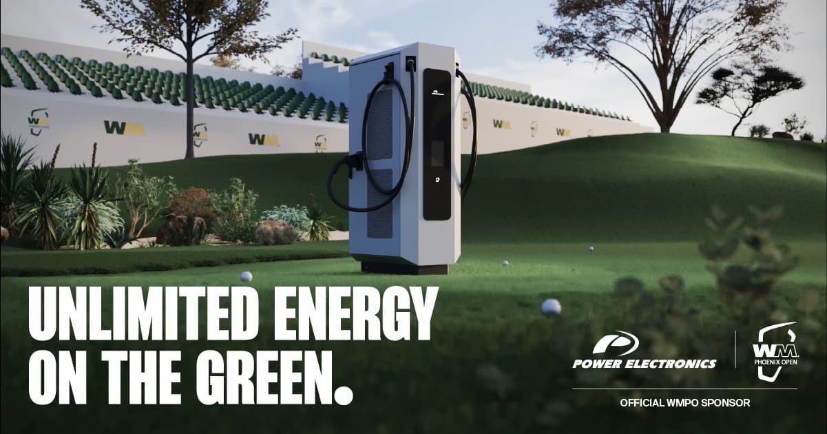 ¡Power Electronics, patrocinador oficial, lleva su Energía Ilimitada al Waste Management Phoenix Open 2025!